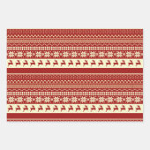 Ugly Christmas Sweater Series Wrapping Paper Sheet (Voorkant 3)