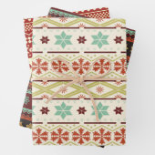 Ugly Christmas Sweater Series Wrapping Paper Sheet (In situ)