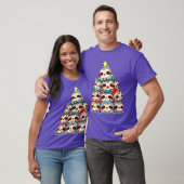 Ugly Christmas Sweater Slothree Christmas T-shirt (Unisex)