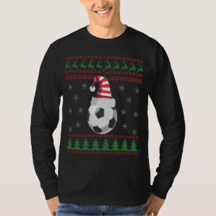 Ugly Christmas Sweater Soccer Sport Lovers Gift T-shirt