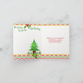 Ugly Christmas Sweater Thank You Card Bedankkaart (Binnen)