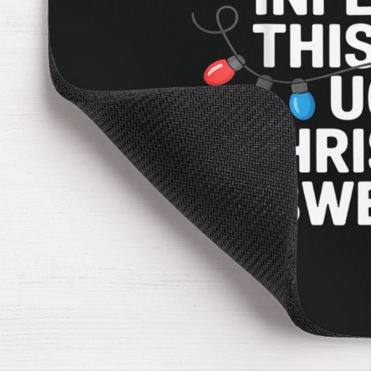 Ugly Christmas Sweaters Funny Due To Inflation Muismat (Hoek)