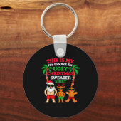 Ugly Christmas Too Hot Christmas  Sleutelhanger (Voorkant)