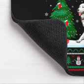 Ugly Christmas Tree Lights Santa Riding Great Pyre Muismat (Hoek)