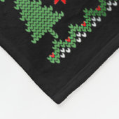 Ugly Cow Christmas Sweater Santa Hat And Light Up Fleece Deken (Hoek)