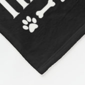 Ugly Dachshund Christmasthrough The Snow Gift Chri Fleece Deken (Hoek)