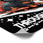 Ugly Dachshund Christmasthrough The Snow Gift Chri Poster (Hoek)