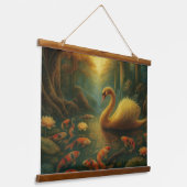 Ugly Duck  Hangend Wandkleed (Gebogen)