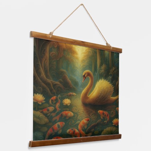 Ugly Duck  Hangend Wandkleed (Gebogen)