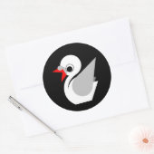 Ugly Ducking Ronde Sticker (Envelop)