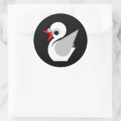 Ugly Ducking Ronde Sticker (Tas)