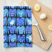 Ugly Hannukah Sweaters Holiday Pattern Theedoek (Quarter Fold)