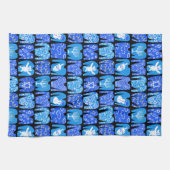 Ugly Hannukah Sweaters Holiday Pattern Theedoek (Horizontaal)