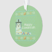 Ugly Hanukkah Llama Llamakkah Ornament (voorkant)