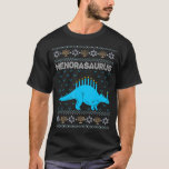 Ugly Hanukkah Sweater Dinosaur Menorah Dino T-shirt<br><div class="desc">Ugly Hanukkah Sweater Dinosaur Menorah Dino</div>