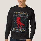 Ugly Hanukkah Sweater Dinosaurus Jewish Dinosaur X (Voorkant)