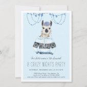 Ugly Hanukkah Sweater Party | Funny Llama Invite (Voorkant)
