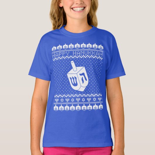 Ugly Hanukkah Sweater T-shirt (Voorkant)