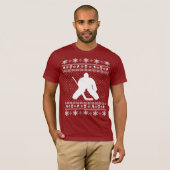Ugly Hockey-kerstSweater T-shirt (Voorkant volledig)