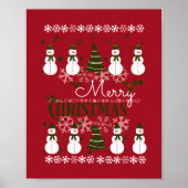 Ugly Holiday Sweater Merry kerst Poster (Voorkant)