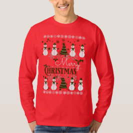 Ugly Holiday Sweater Merry kerst T-shirt