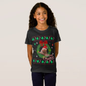 Ugly kerst Sweater Hamster T-shirt (Voorkant volledig)