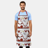 Ugly Kerstbuffalo Pset Schort (Gedragen)