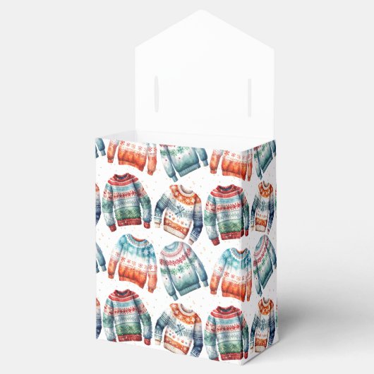 Ugly kerstkeuken bedankdoosjes (Geopend)