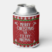 Ugly kerstkeuken blikjeskoeler (Blikje Voorkant)