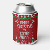 Ugly kerstkeuken blikjeskoeler (Blikje Achterkant)