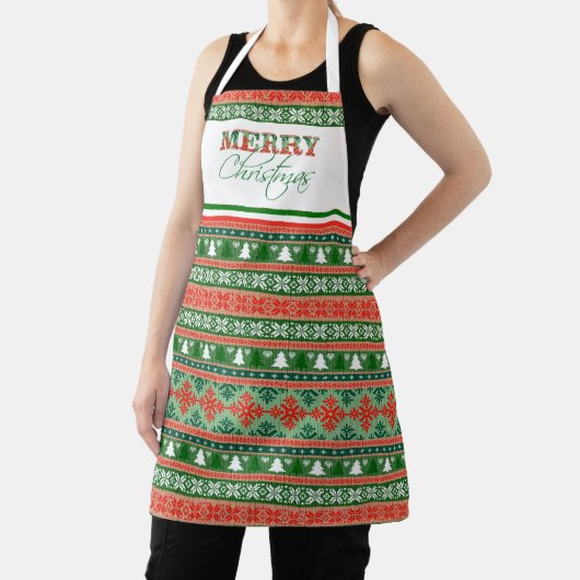 Ugly kerstkeuken | Fun Holiday Apron Schort (Insitu)