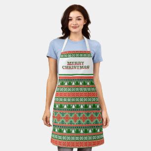 Ugly kerstkeuken   Fun Holiday Apron Schort