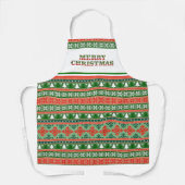 Ugly kerstkeuken | Fun Holiday Apron Schort (Voorkant)