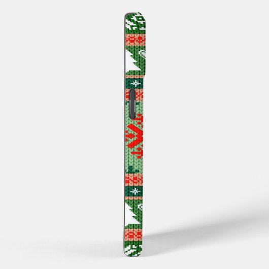 Ugly kerstkeuken | Groen en rood Case-Mate iPhone Case (Achterkant / Rechts)