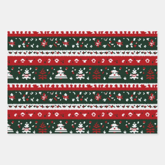 Ugly kerstkeuken inpakpapier vel (Voorkant 3)