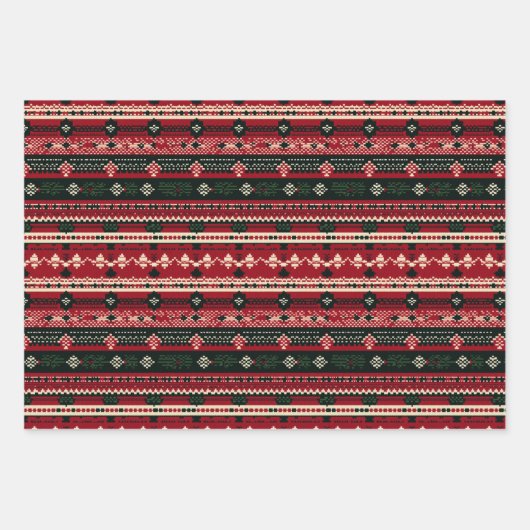 Ugly kerstkeuken inpakpapier vel (Voorkant 2)