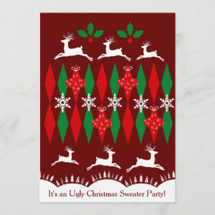 Ugly kerstkeuken kaart