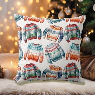 Ugly kerstkeuken kussen