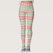 Ugly kerstkeuken leggings (Voorkant)