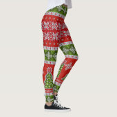 Ugly kerstkeuken | Leggings van Red Fair Isle (Rechts)