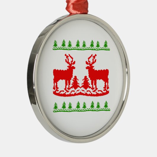 Ugly kerstkeuken metalen ornament (Rechts)