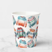 Ugly kerstkeuken papieren bekers (Links)