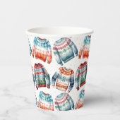 Ugly kerstkeuken papieren bekers (Voorkant)