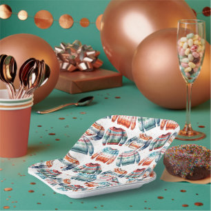 Ugly kerstkeuken papieren bordje