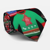 Ugly kerstkeuken stropdas (Opgerold)