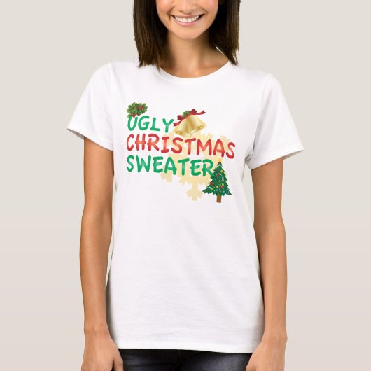 Ugly kerstkeuken t-shirt (Voorkant)