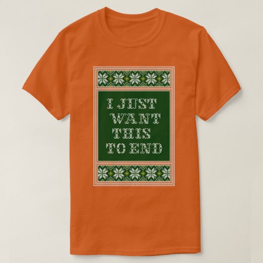 Ugly kerstkeuken t-shirt (Design voorkant)