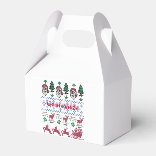 Ugly kerstkeuken Thunder_Cove Bedankdoosjes (Voorkant Zijde)