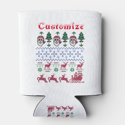 Ugly kerstkeuken Thunder_Cove Blikjeskoeler (Achterkant)