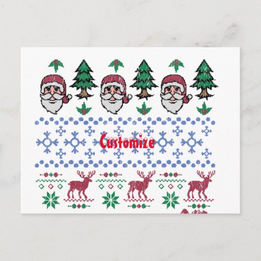 Ugly kerstkeuken Thunder_Cove Briefkaart (Voorkant)